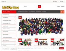 Tablet Screenshot of minifigsarea.com